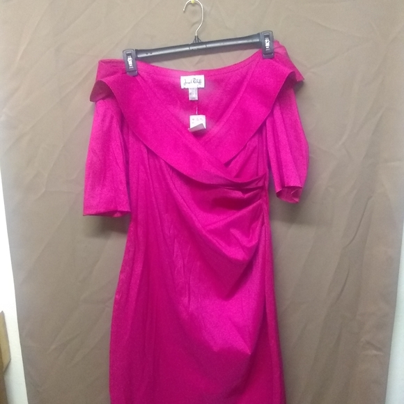 hot pink dress size 18